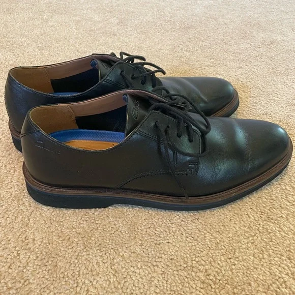 Clarks | Shoes | Clarks Black Mens Dress Shoes Euc | Poshmark